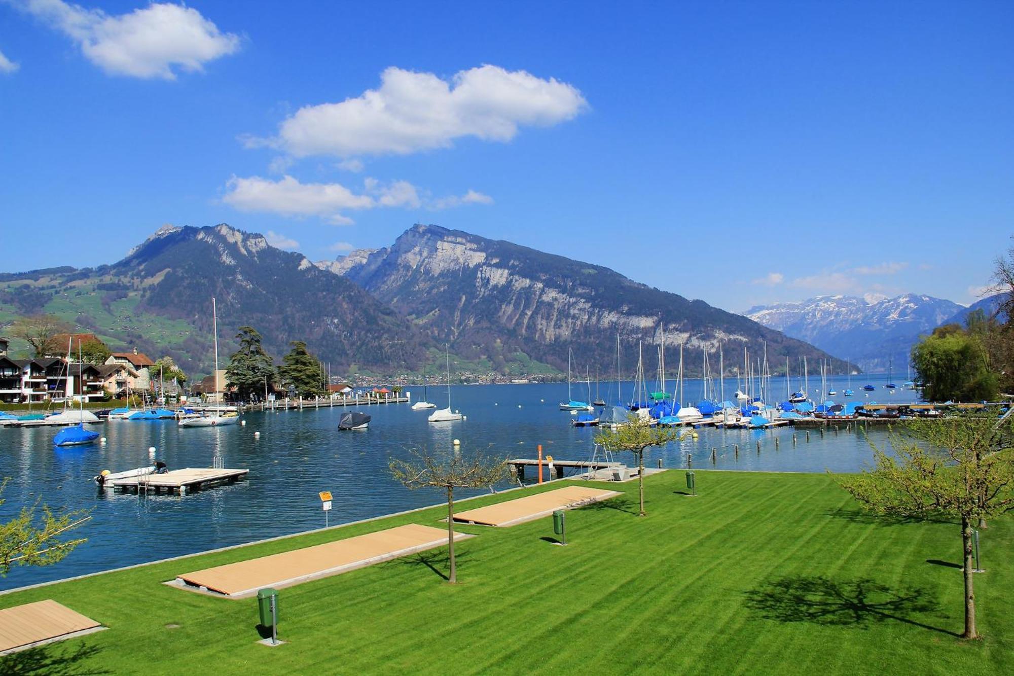 ABZ Spiez Hotel Seaside Exterior foto